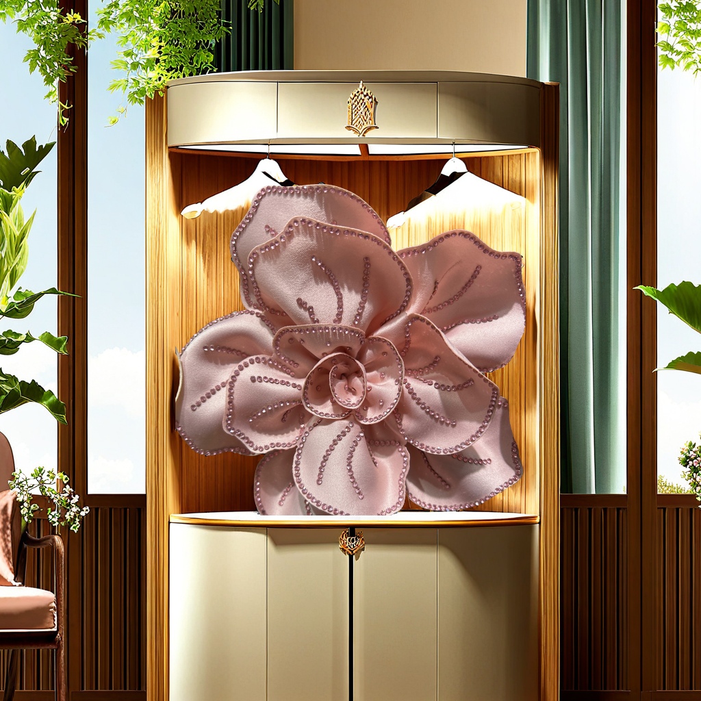 原创设计女士侧边夹布艺水钻花朵 高级感镶钻大花秋冬款刘海夹 甜美胸针装饰品