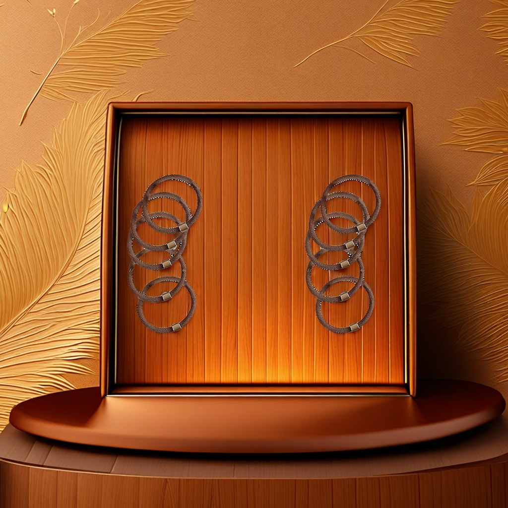 2025 New high-end women's hair tie, high-elasticity and durable rubber band, hair band, essential hair tie, hair accessory, adult fashionable hair accessory, hair tie Application Scenario