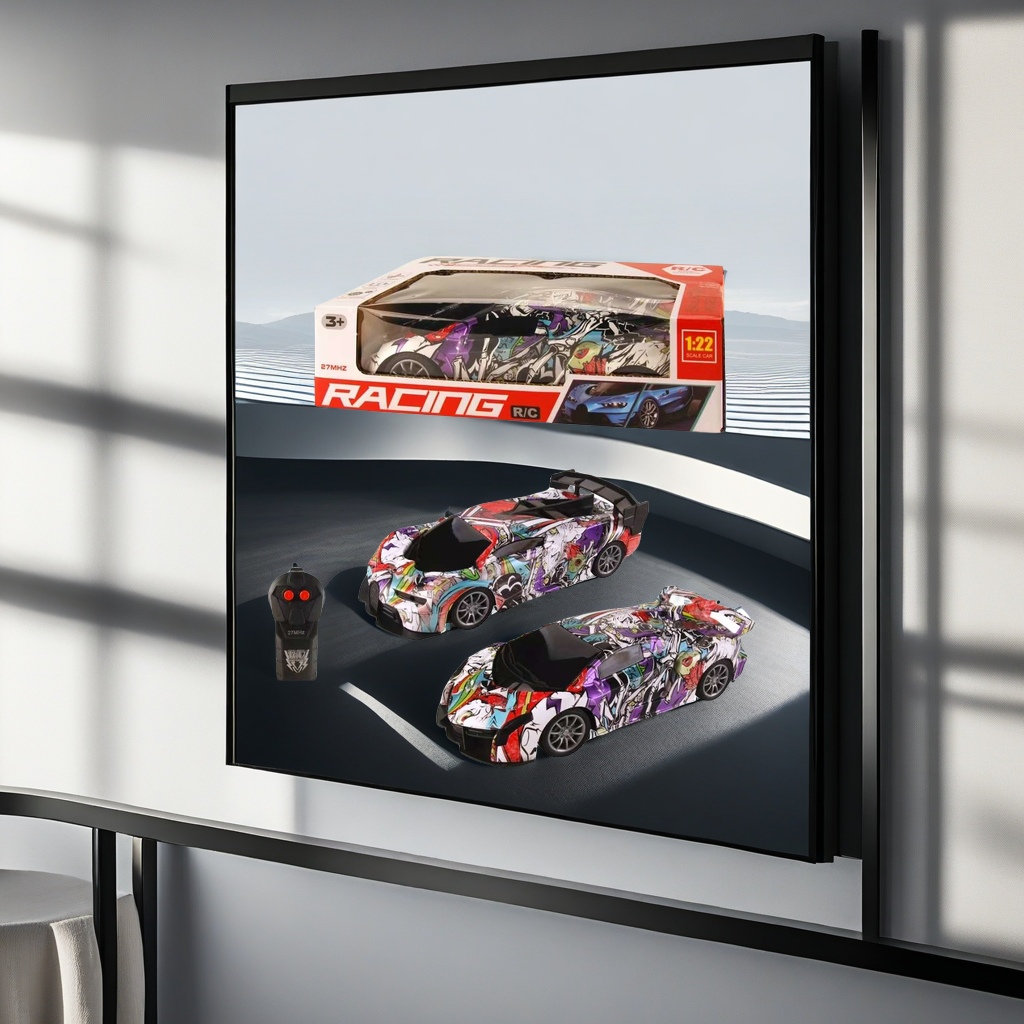 2 Remote control cars, toy cars, children's toys details Picture