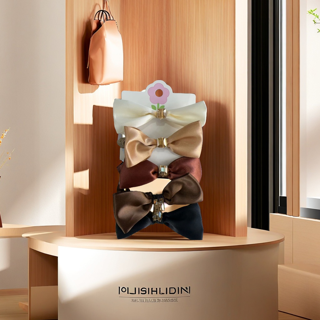 蝴蝶结皮筋头绳发饰头绳头绳发饰发圈发绳发饰女士拼接韩版