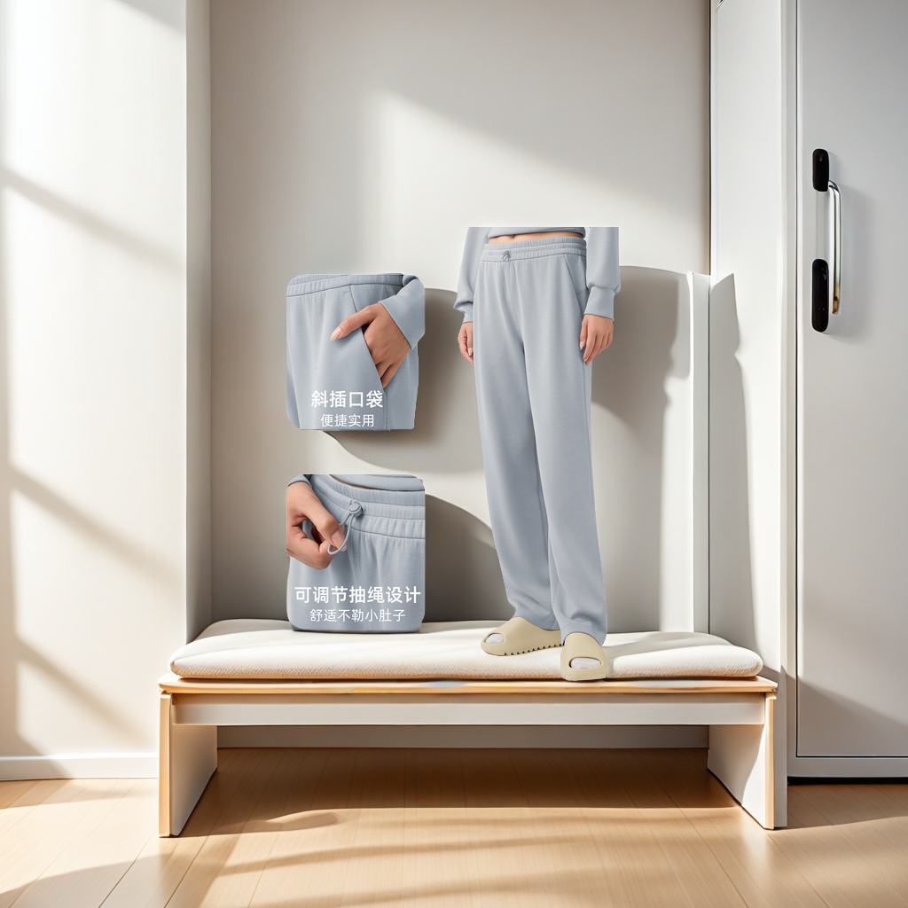 The DAW167 Autumn/winter collection of yoga pants, high-waited and slimming casual straight-leg pants, wide-leg loose and drape versatile sports pants are now available details Picture