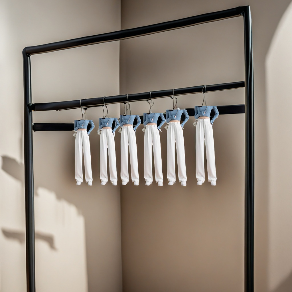 The new Spring/Summer 2025 women's high-end black straight-leg wide-leg pants, petite narrow drape suit pants and formal pants are trendy and fashionable Application Scenario