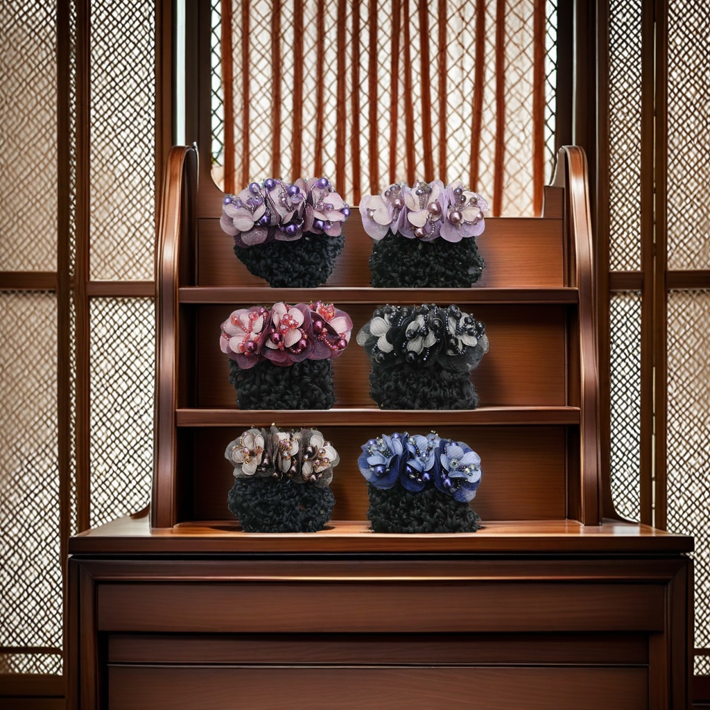 Ladies' special hair net and hair bag, high-elasticity, seamless, invisible hair net, anti-slip and durable, essential hair fixator for dance, yoga and sports