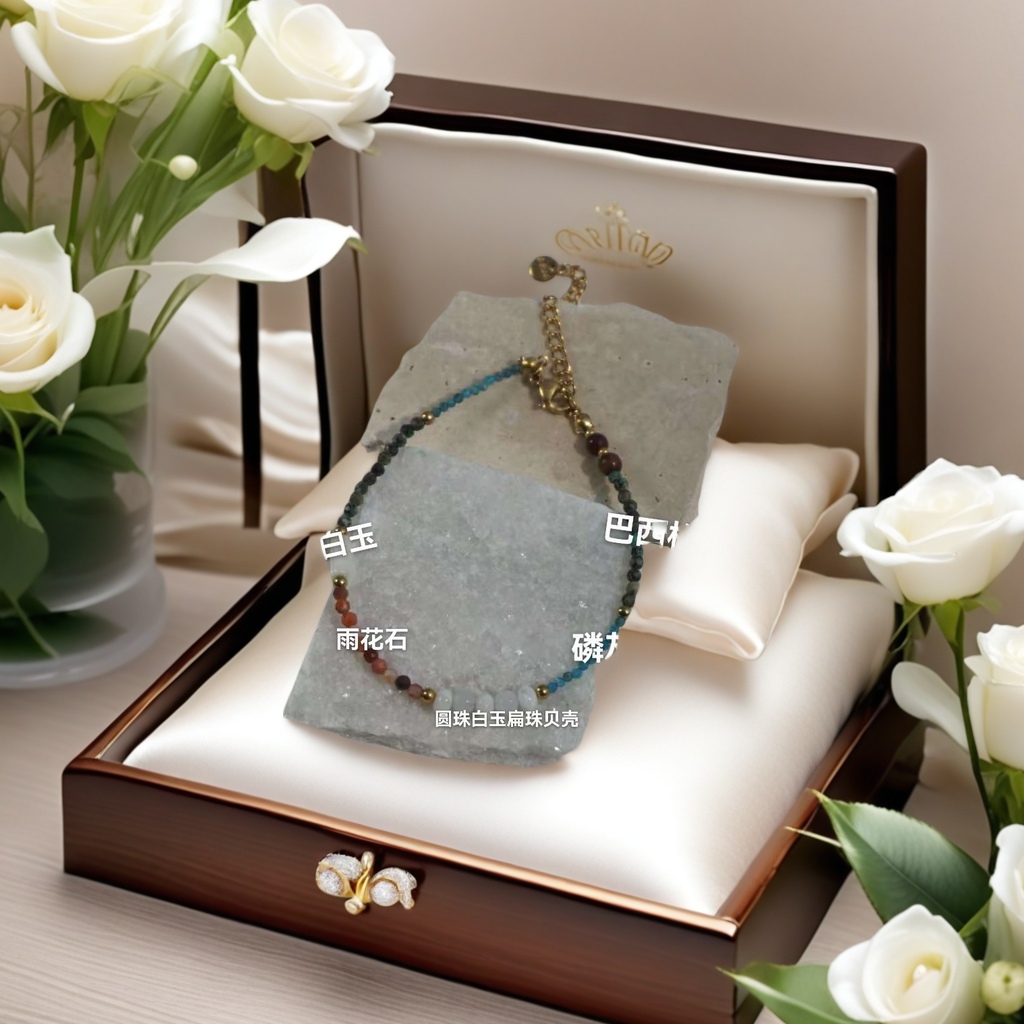 The men's bracelet and string design is unique. The silver bracelet is fashionable and versatile for women. The irregular bracelet is high-end for women. The bracelet features a simple style Specification image