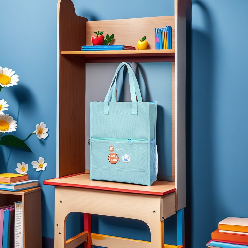 Factory direct supply of cartoon hand-held book bags for primary school students, lightweight and reducing burden. Carefully selected bags for after-school training and remedial classes. Practical and durable school bags for primary school students Item Picture