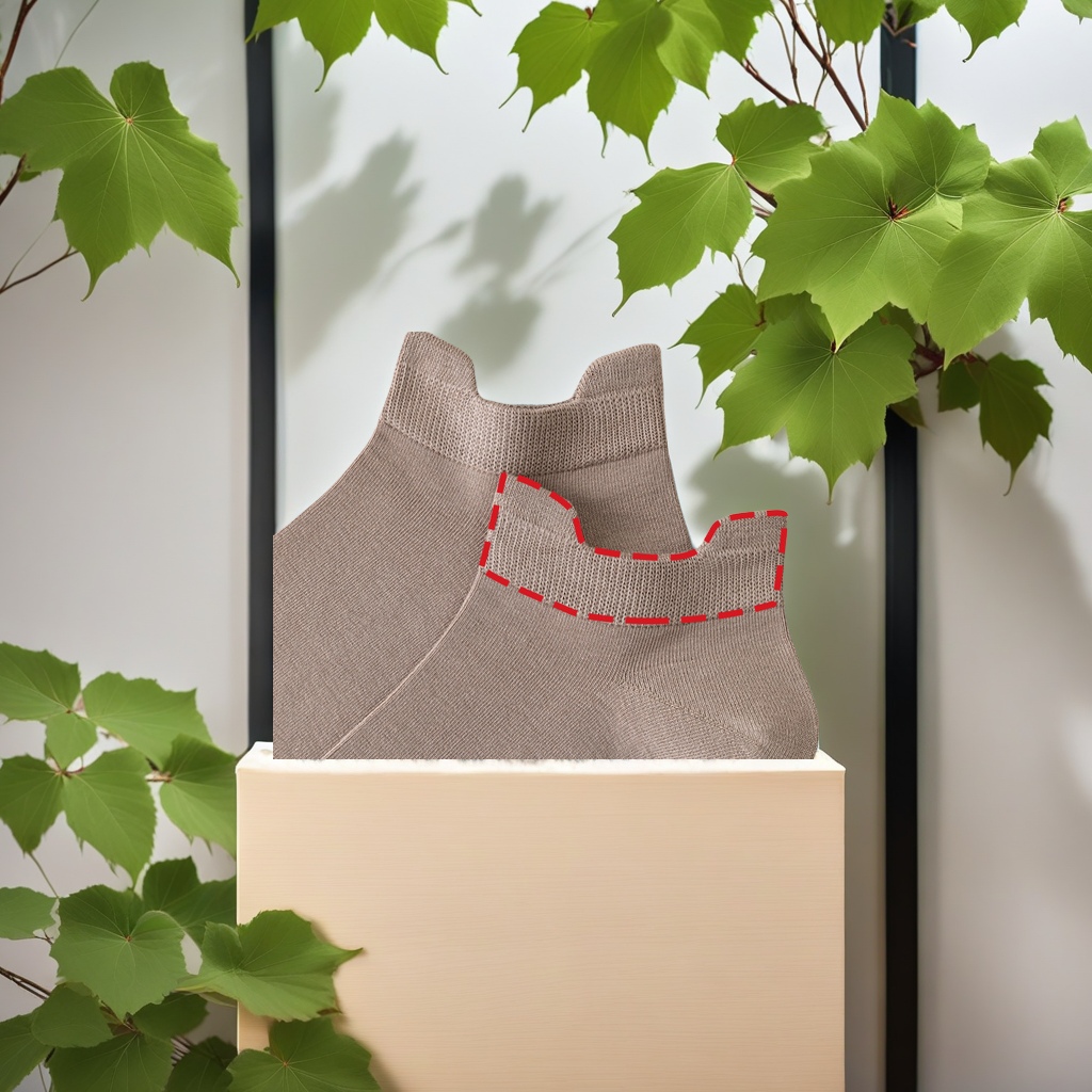 运动、休闲棉袜实物图