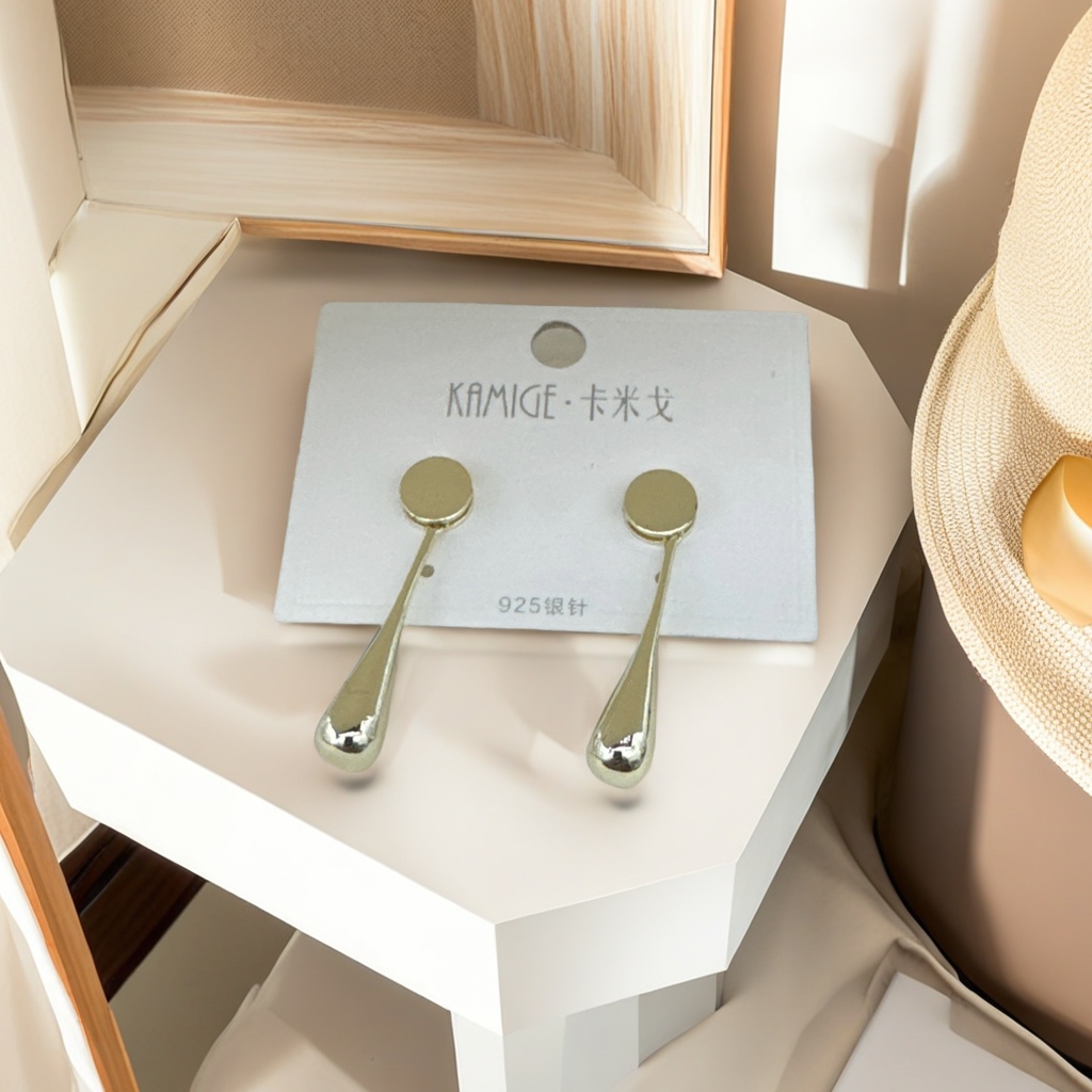 时尚潮流韩版简约耳环 925纯银针防过敏耳饰女士耳钉耳环配饰