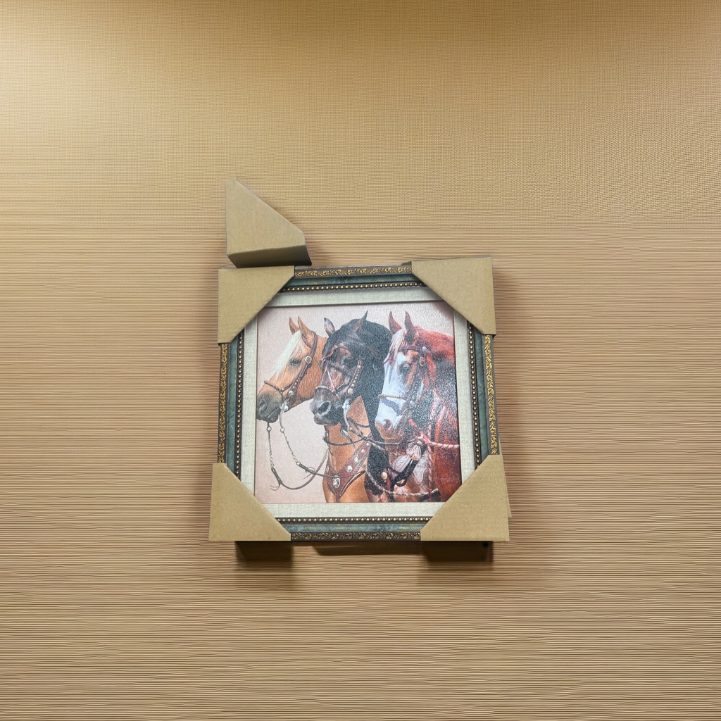 Exclusive animal series horse framed decorative paintings for foreign trade export orders, home wall art hanging paintings and creative decorative items Specification image