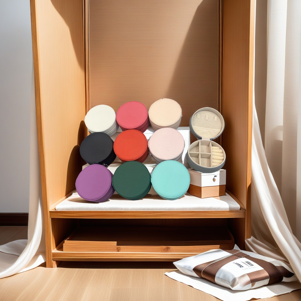 精致女士首饰收纳盒 多层大容量环扣耳环项链珍珠首饰盒 旅行便携款首饰包产品图