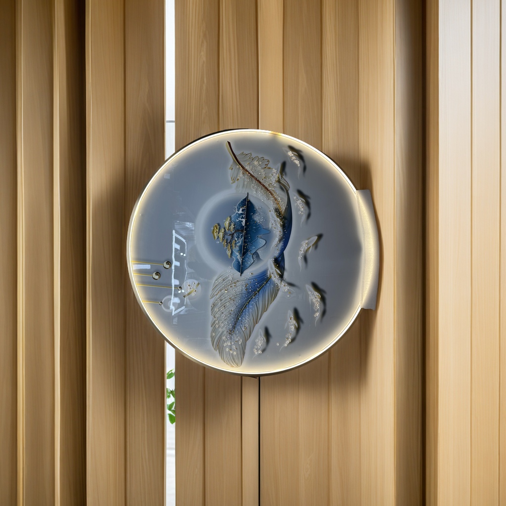 现代简约晶瓷画铝合金边框装饰画 客厅卧室背景墙挂画艺术品产品图