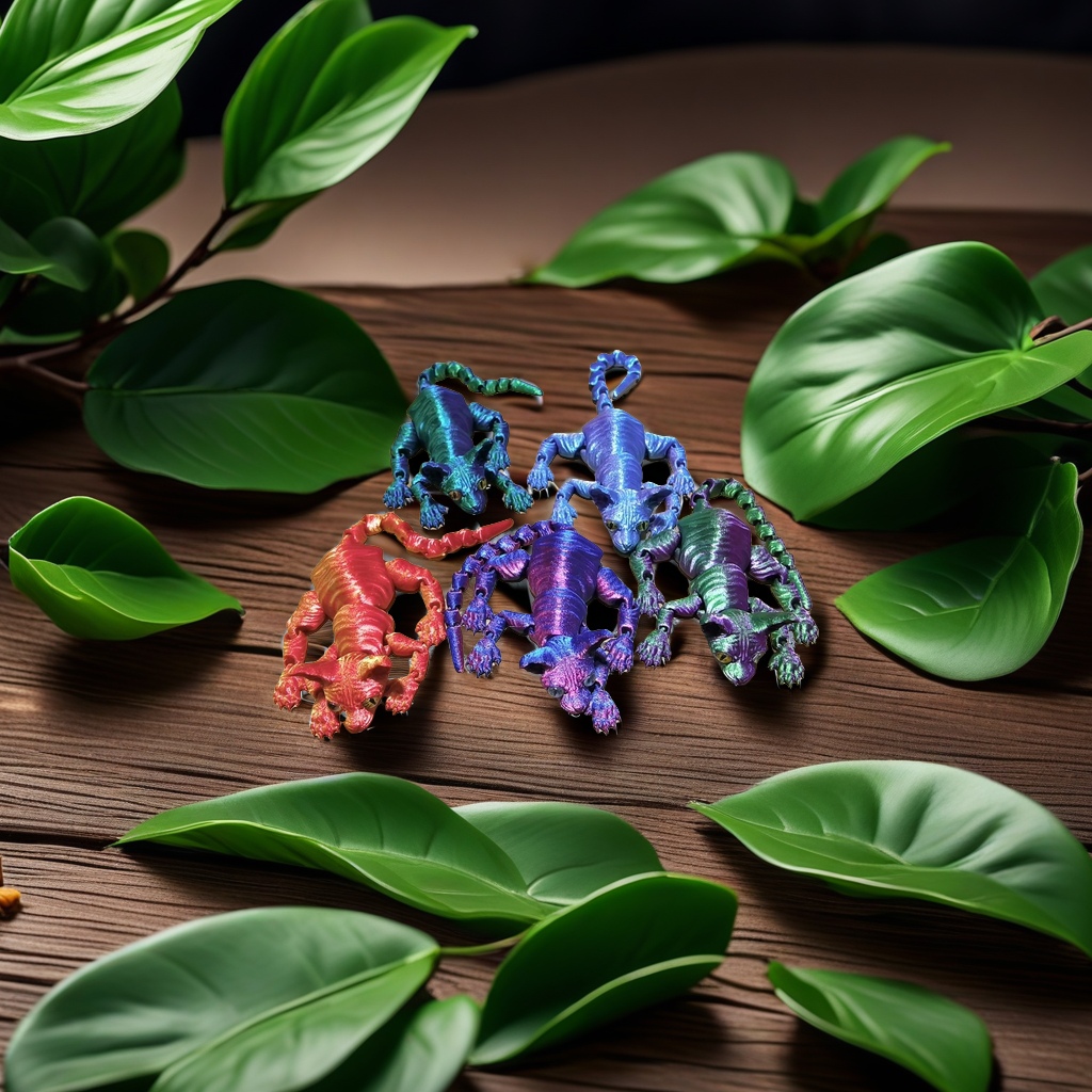 3D打印摆件，无毛猫，四肢关节能动！细节图