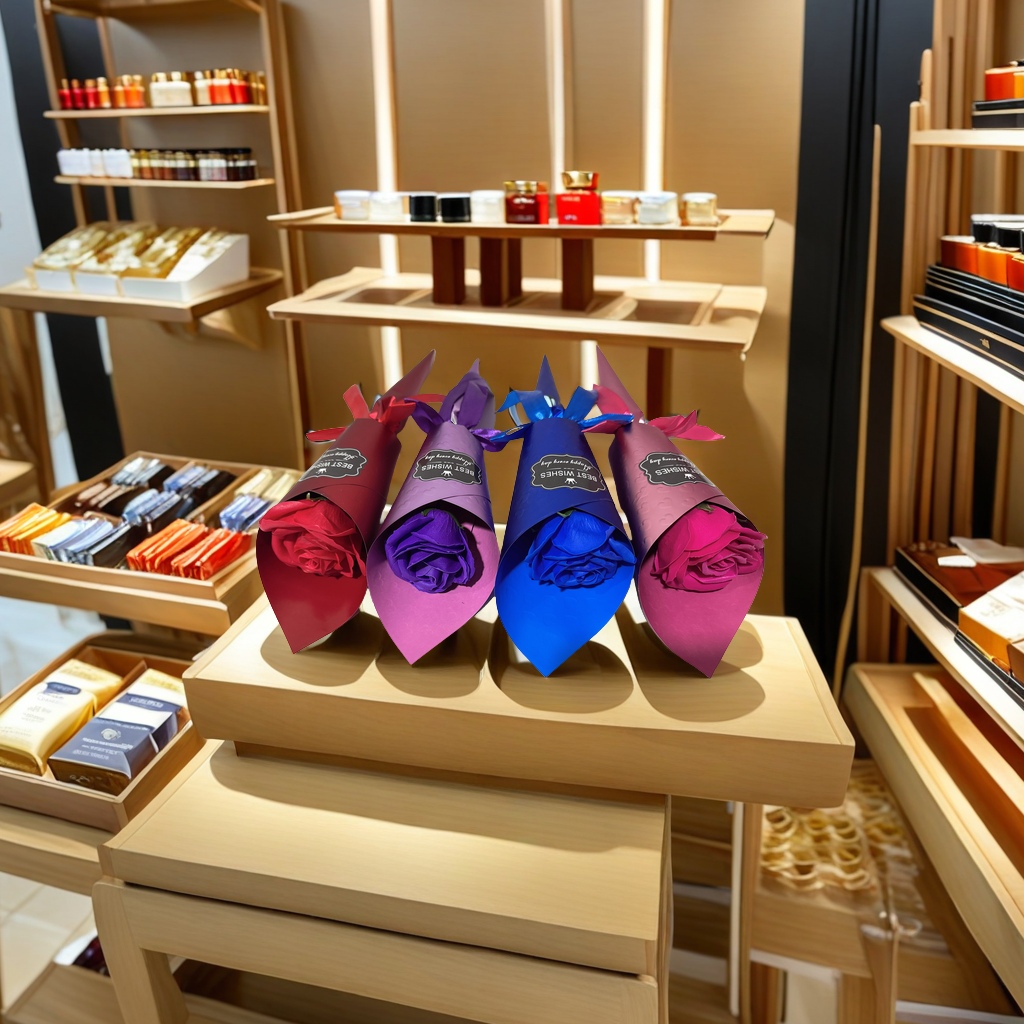 创意DIY手工折纸花材料包 亲子互动教育玩具 简易操作生日礼物装饰彩纸