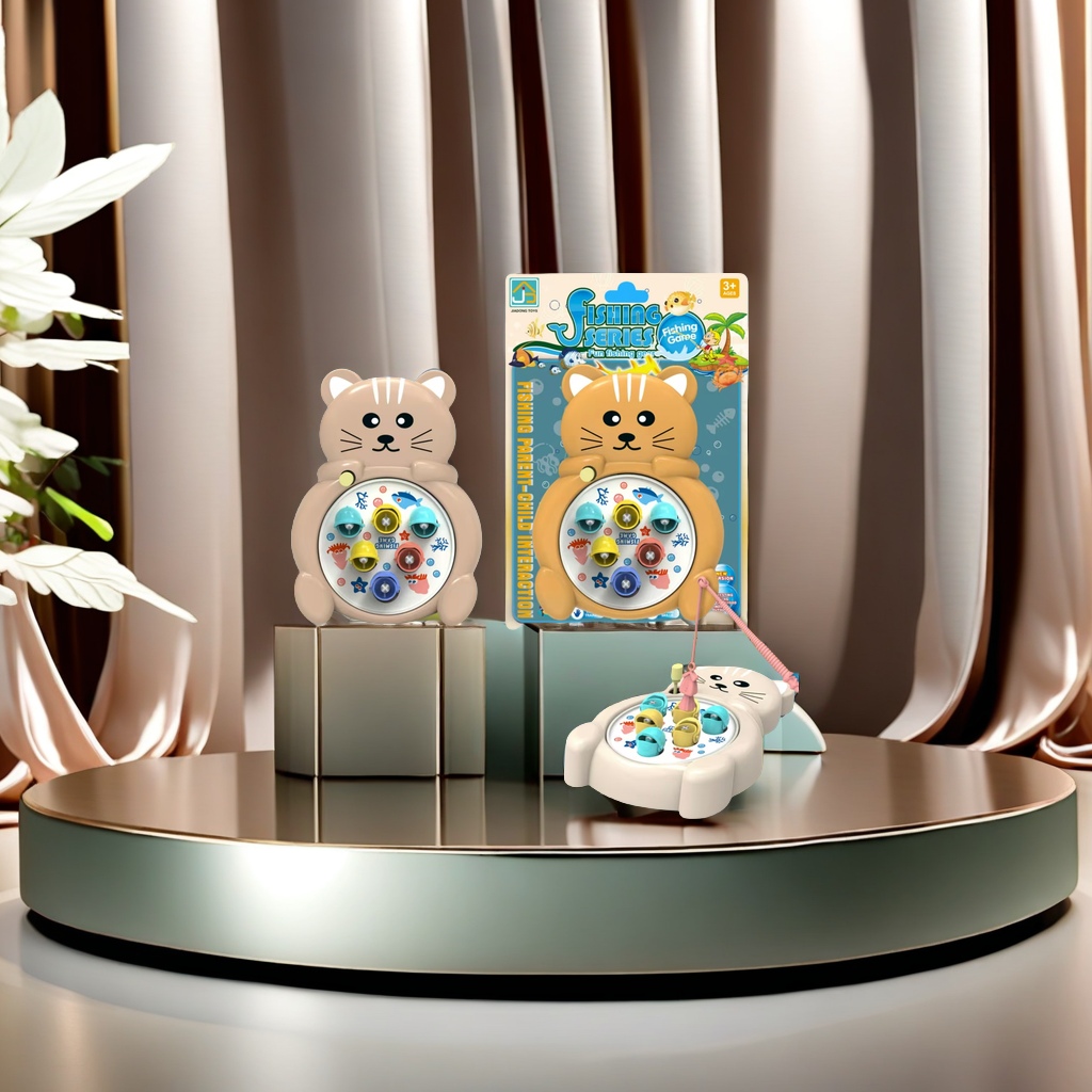 儿童戏水玩具上链钓鱼游戏机 家庭亲子互动过家家玩具 儿童益智早教玩具