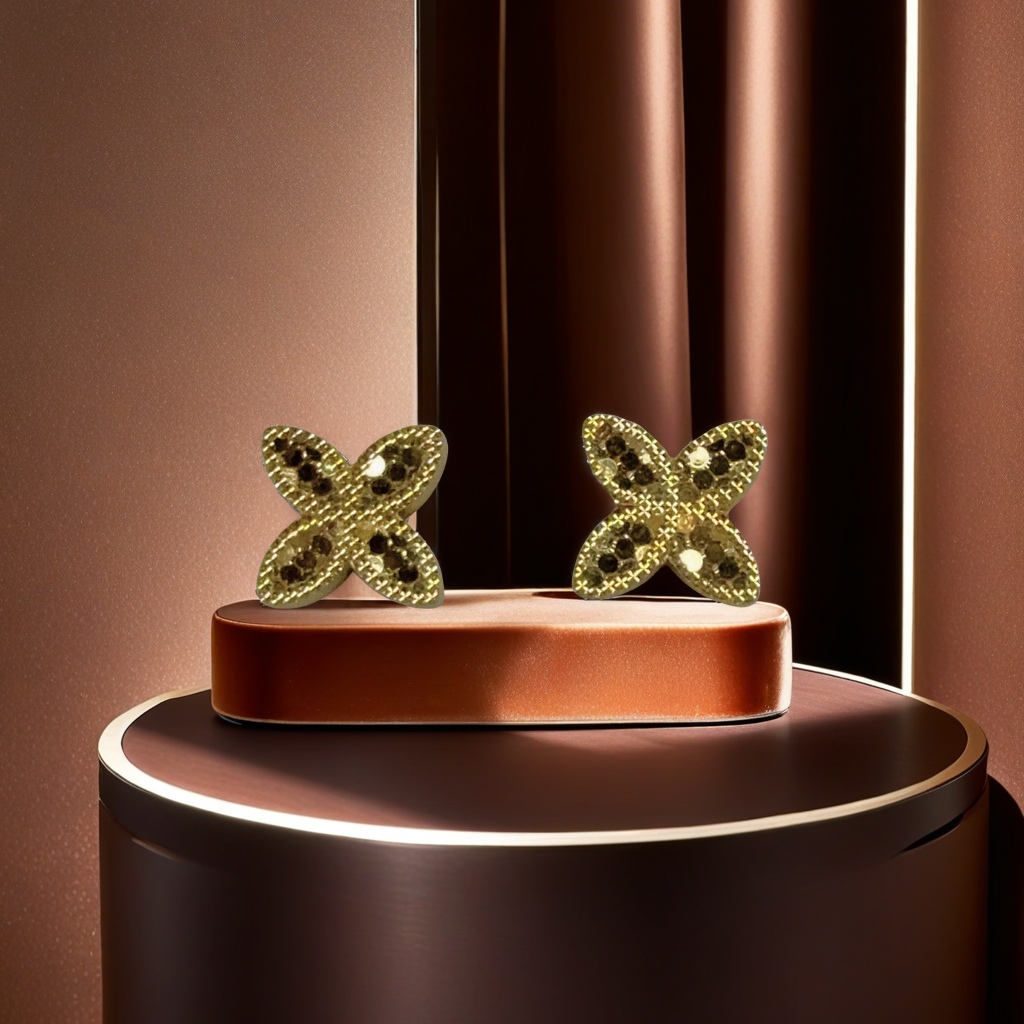 闪耀之星 耳钉耳环项链吊坠套装 精致时尚女士首饰 精工细作独特设计