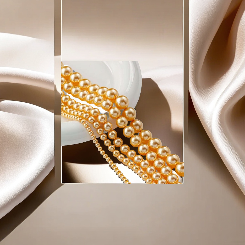 天然淡水珍珠项链 优雅气质 珍珠耳环套装 送妈妈礼物 珍珠手链女款精致首饰