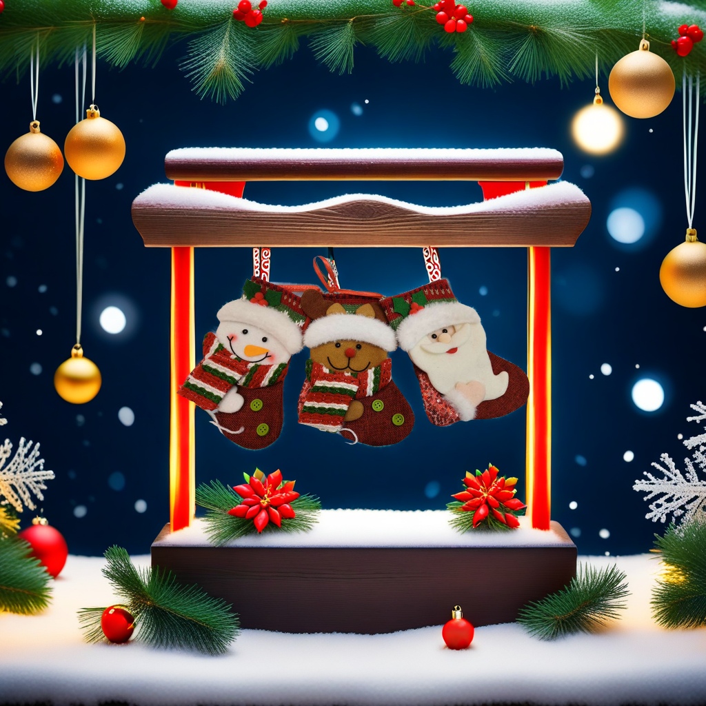 其他圣诞用品实物图