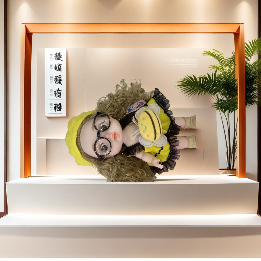 New Opportunity: Princess Luoxi, 28cm Glasses Girl, Children's Girl Gift, 2025 Bestseller, Barbie Doll Gift Box, Street promotion details Picture