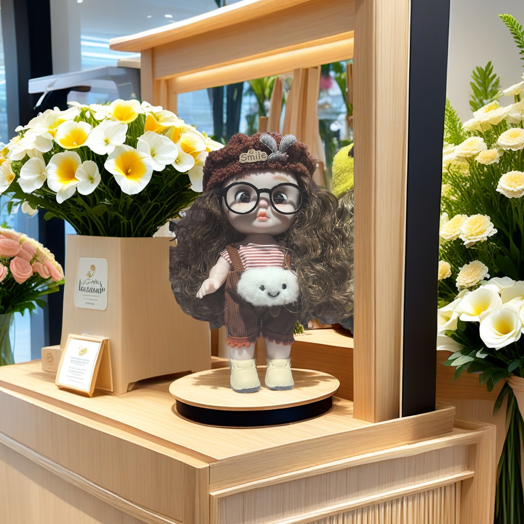 Children's gifts: 28cm super soft short plush toy dolls, cute cartoon characters, safe, non-toxic and environmentally friendly material figurines