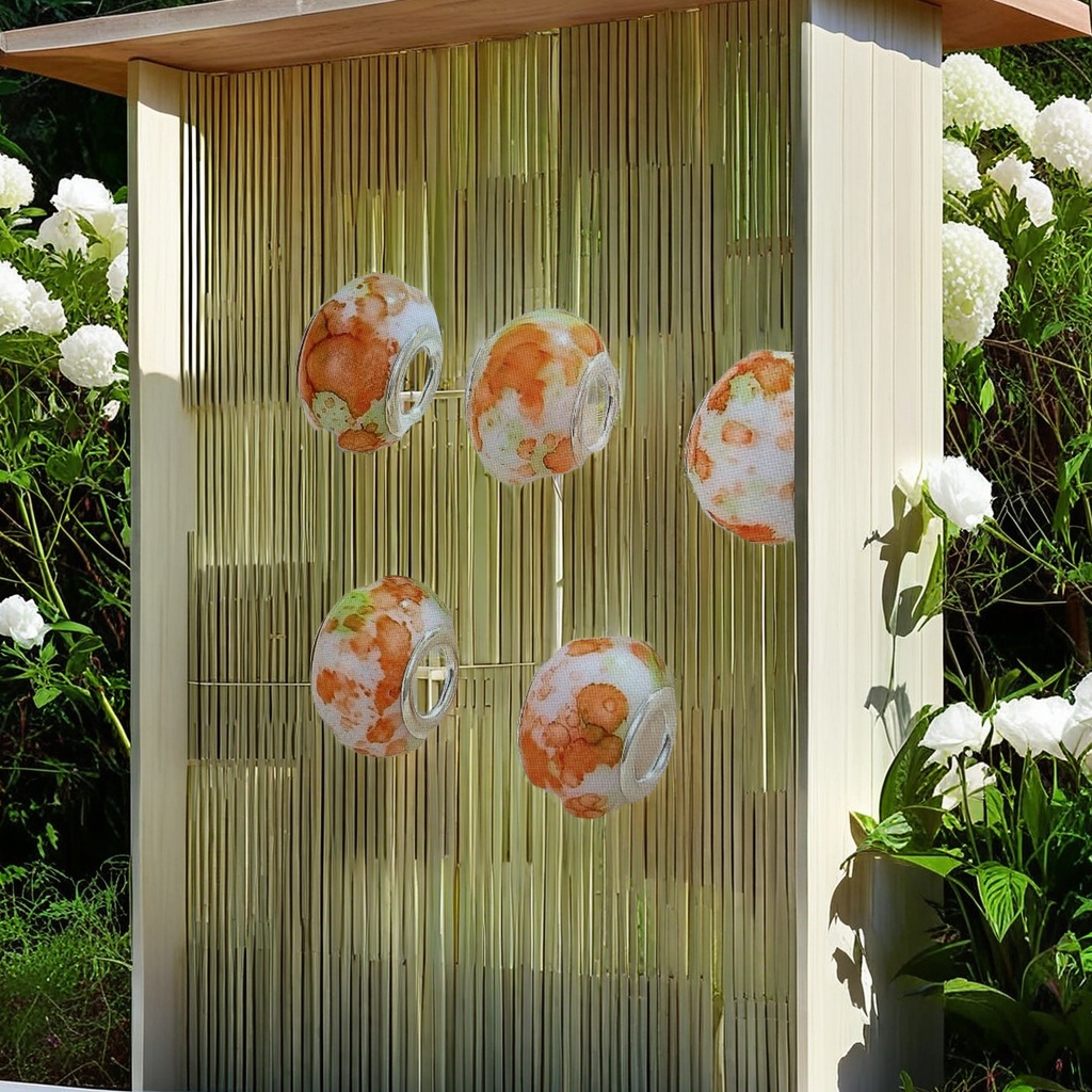 Acrylic bead stringing DIY material kit, shiny and colorful bead children's bracelet necklace making set Specification image