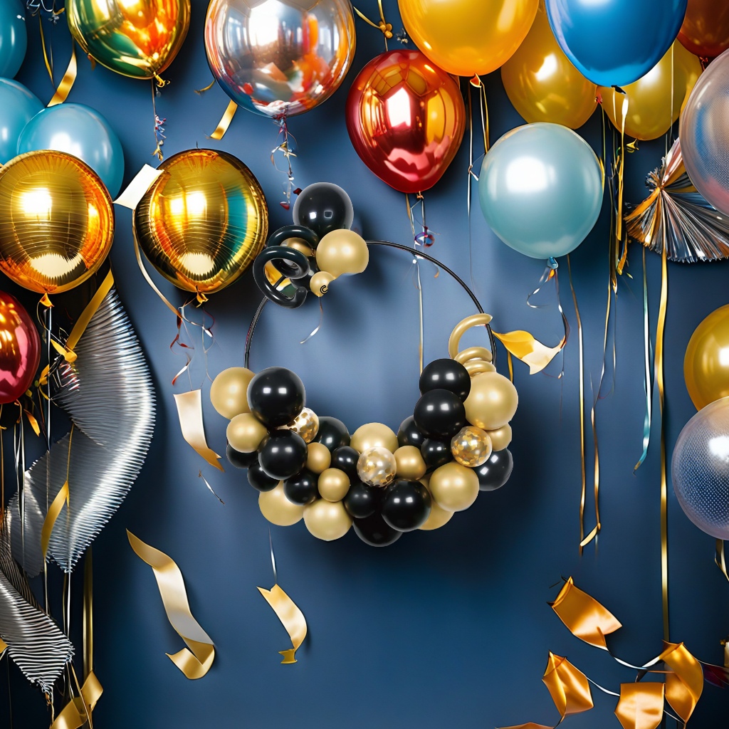 喜庆气球装饰套装 包含可飞的卡通气球和喜字气球 玩具气球适合各类派对庆典