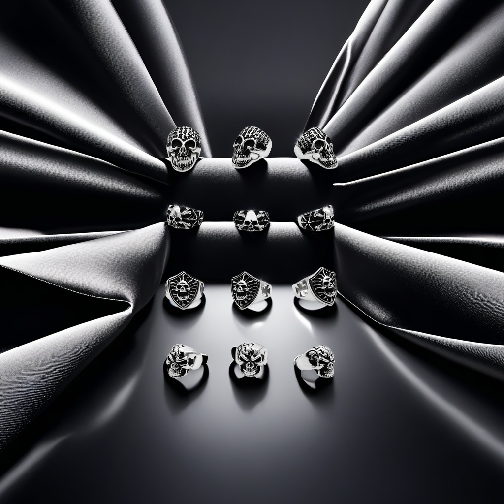 新款时尚男士钛钢不修钢复古朋克风戒指欧美风格指环