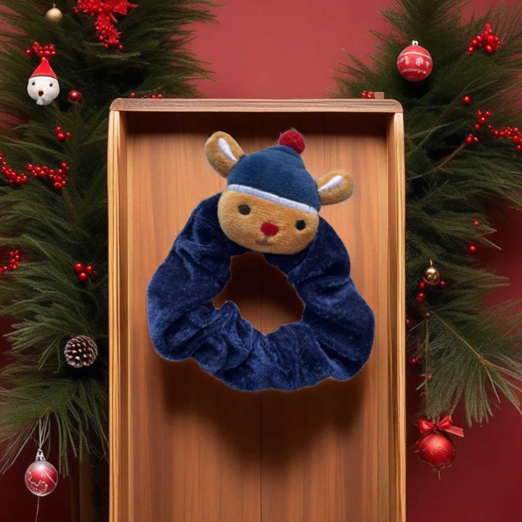 The new Christmas pig large intestine hair ties, women's cartoon heads, reindeer and Santa Claus hair accessories from Europe and America are selling well across borders. The new Christmas hair ties are now available. Large intestine hair ties and hair ties Item Picture