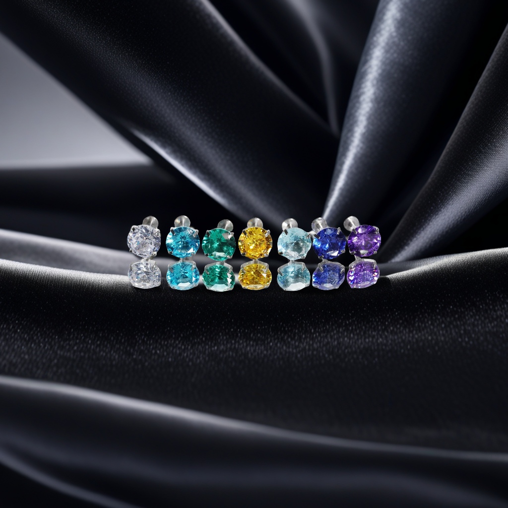 穿刺唇饰实物图