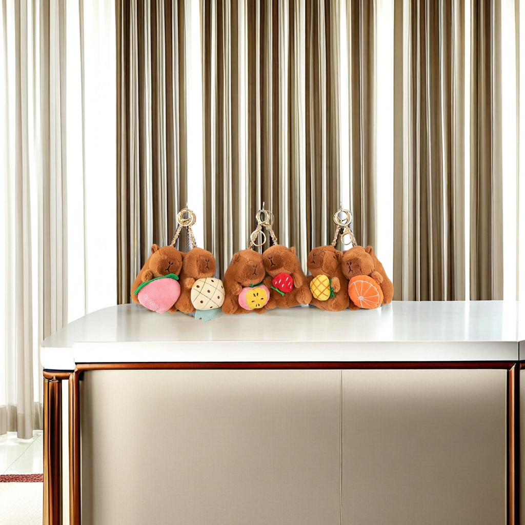 毛绒钥匙扣挂件，可爱大人小孩都可以用，大人小孩都喜欢，挂包挂车钥匙扣都有