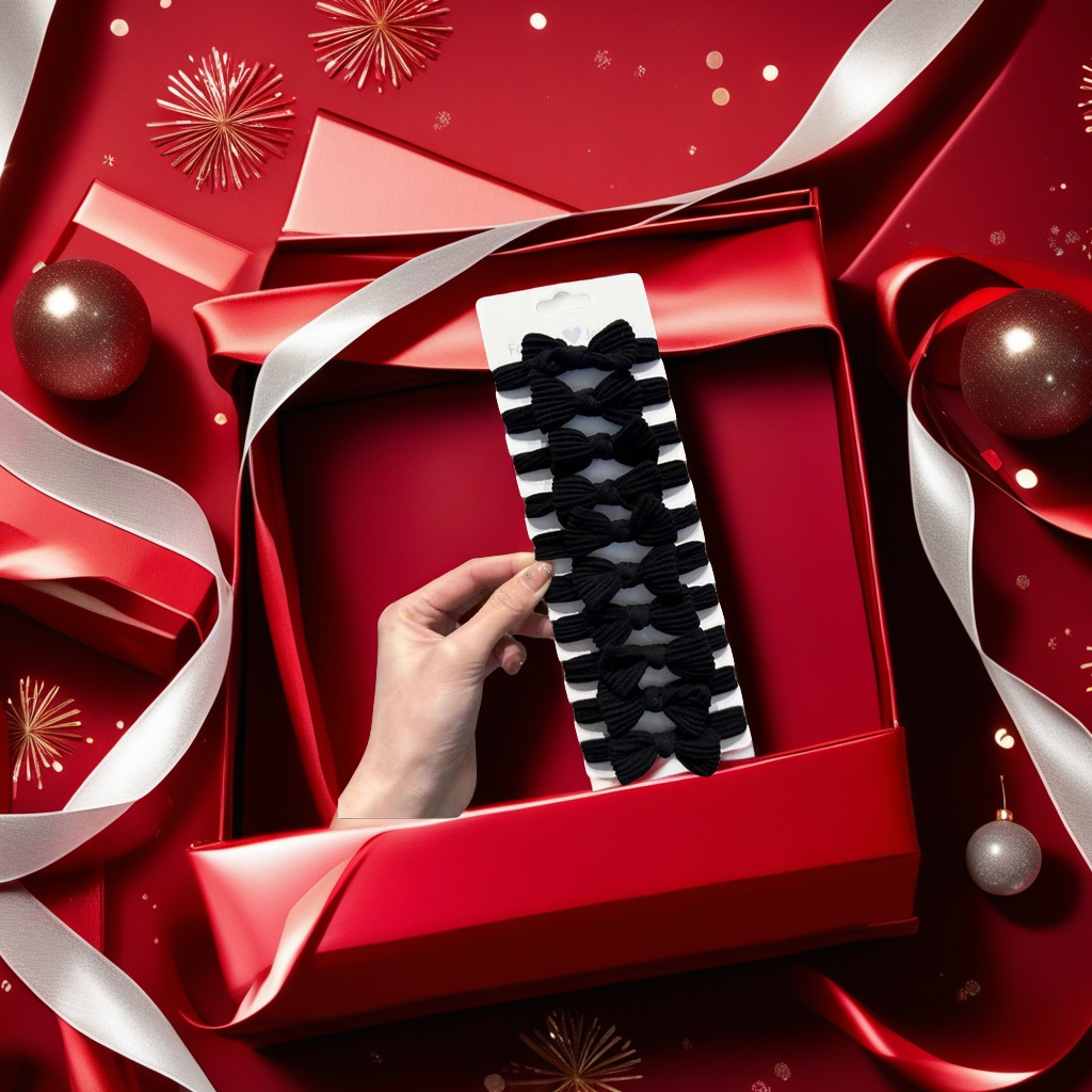 The Korean-style women's hair accessory and headband set features an integrated design of hair accessories and headbands, which is lightweight, portable, fashionable and elegant Specification image