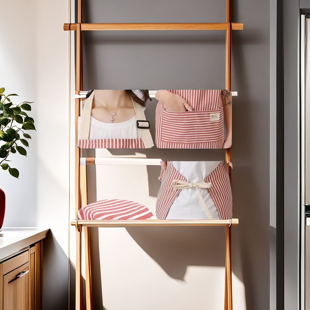 家务围裙、袖套实物图