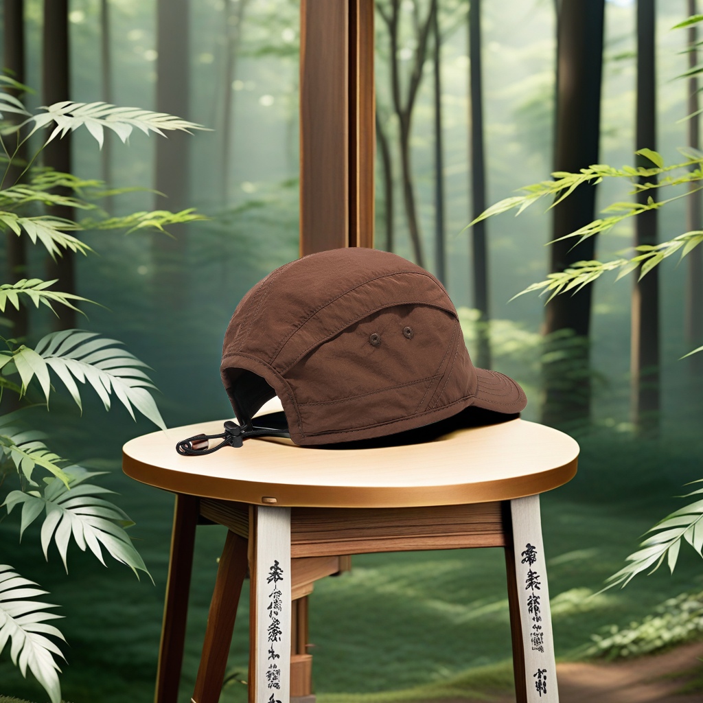 Japanese-style quick-drying baseball caps, five-page workwear caps, men's and women's outdoor breathable baseball caps, drawstring adjustable tightness caps, adult caps, suitable for various occasions, lightweight and comfortable Application Scenario