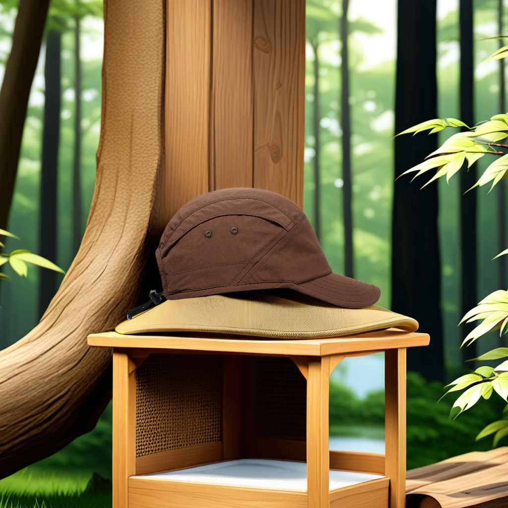 Japanese-style quick-drying baseball caps, five-page workwear caps, men's and women's outdoor breathable baseball caps, drawstring adjustable tightness caps, adult caps, suitable for various occasions, lightweight and comfortable Item Picture