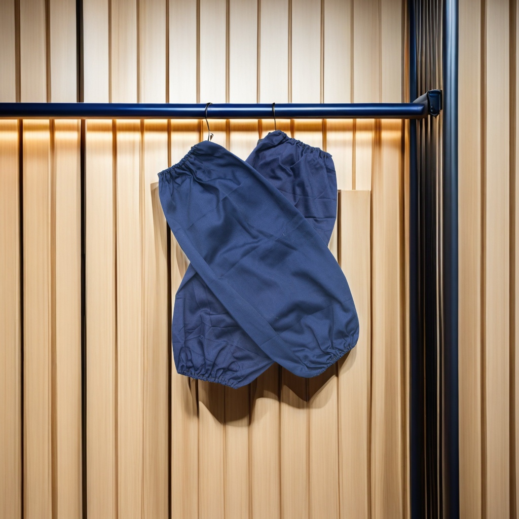 Wear-resistant welded sleeves for both men and women, thickened anti-stain labor protection work sleeves, wholesale printed household aprons, dirt-resistant denim sleeves Item Picture