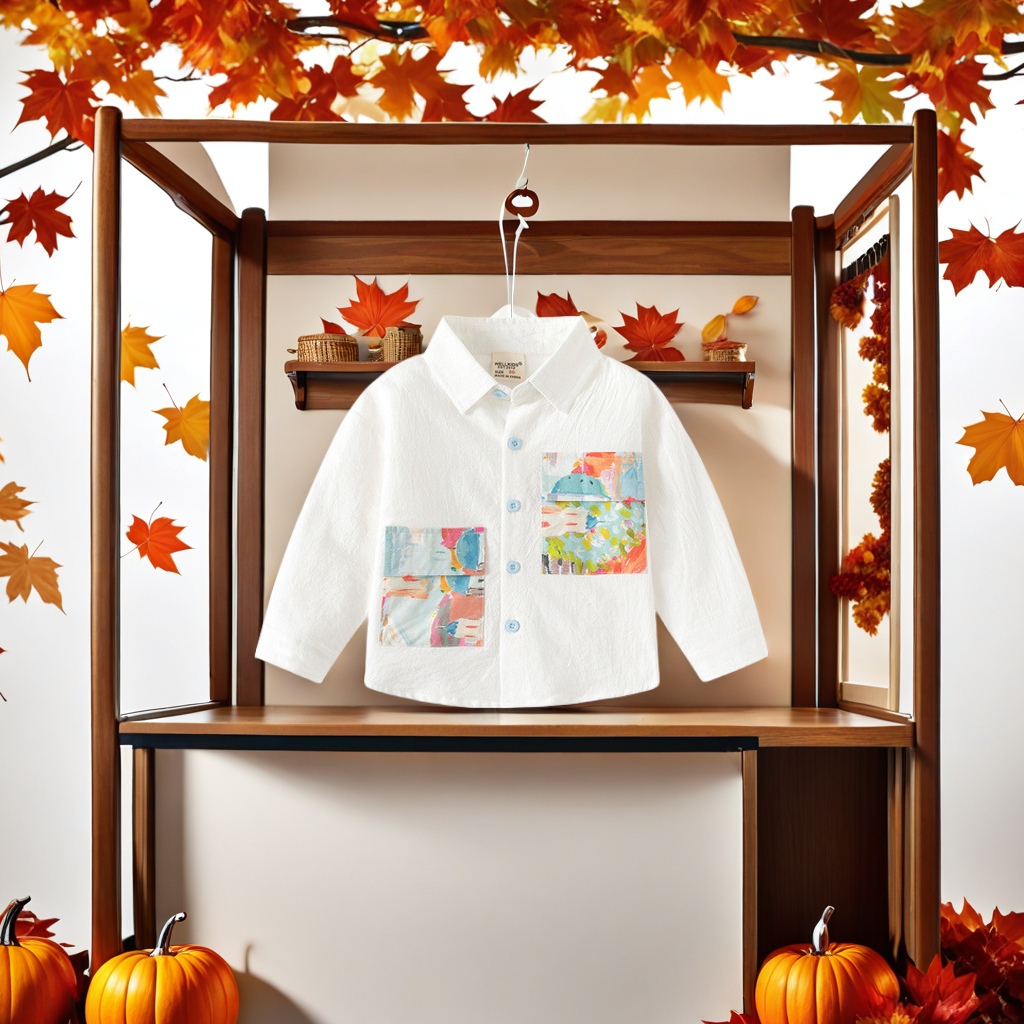 2024新款秋季男童印花衬衫 洋气儿童中小童休闲长袖衬衣 童装批发潮流童装