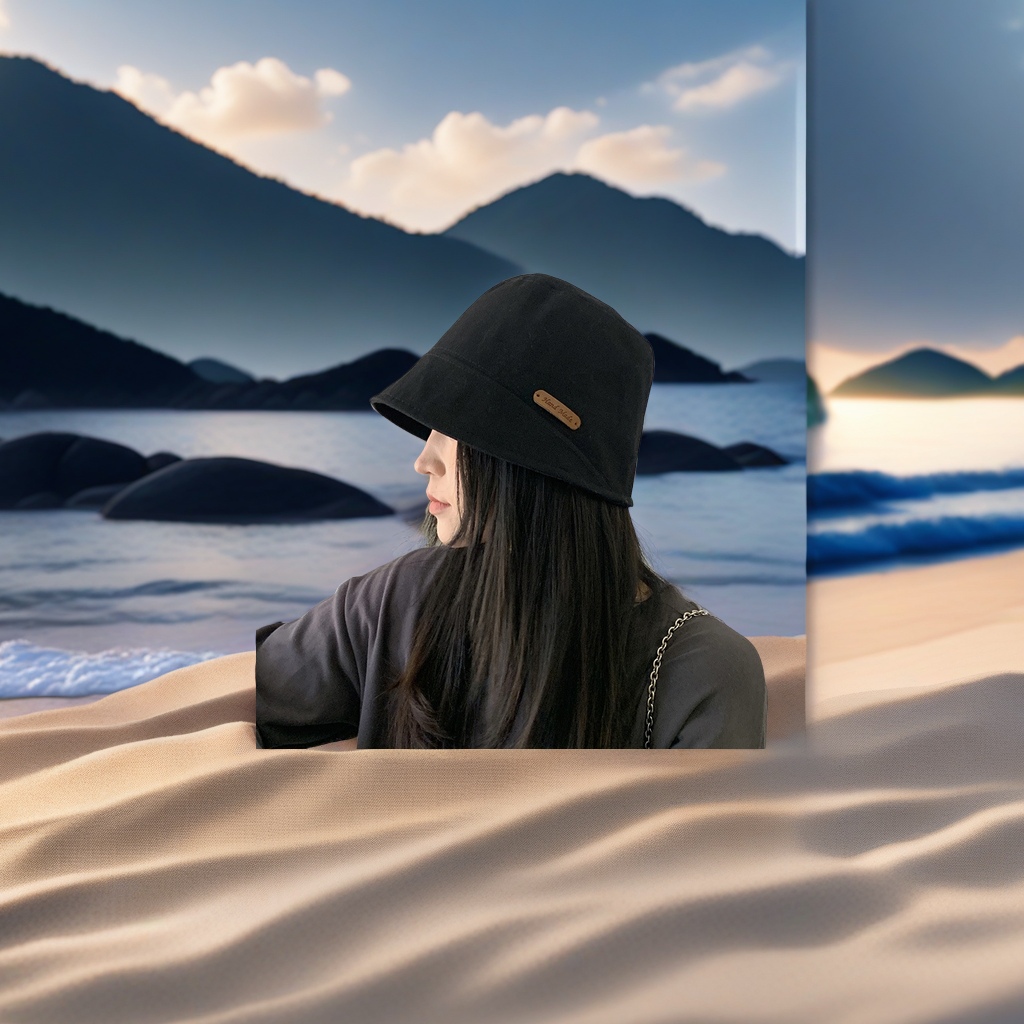 Korean version new women's fisherman hats, summer travel sun protection headscarves, sun hats, fashionable UV sun protection hats, adult hats wholesale with various styles