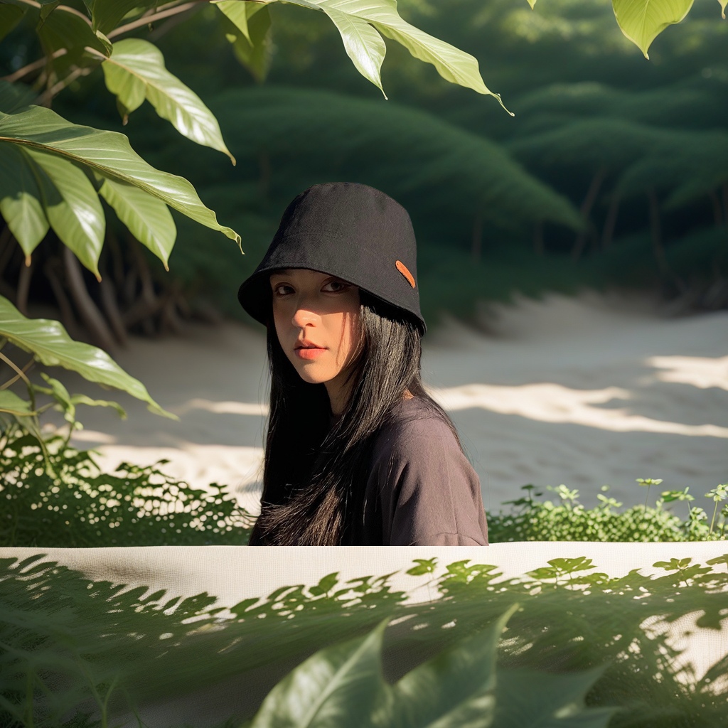 Korean version new women's fisherman hats, summer travel sun protection headscarves, sun hats, fashionable UV sun protection hats, adult hats wholesale with various styles Specification image