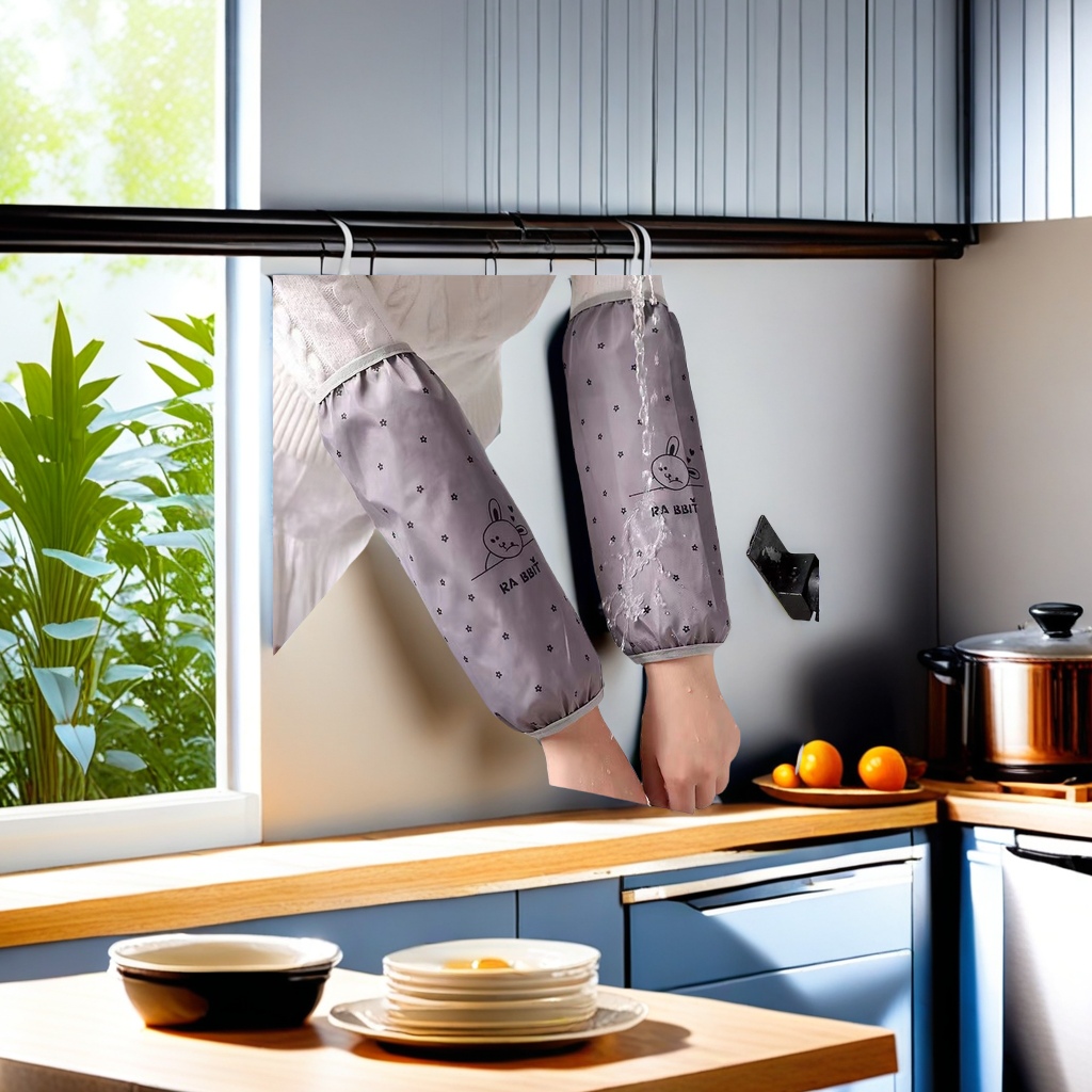 2022 New unisplendour household kitchen waterproof and oil-proof sleeve covers, dirt-proof sleeve protection, suitable for office work, adult household apron matching sleeve covers, practical and durable Application Scenario