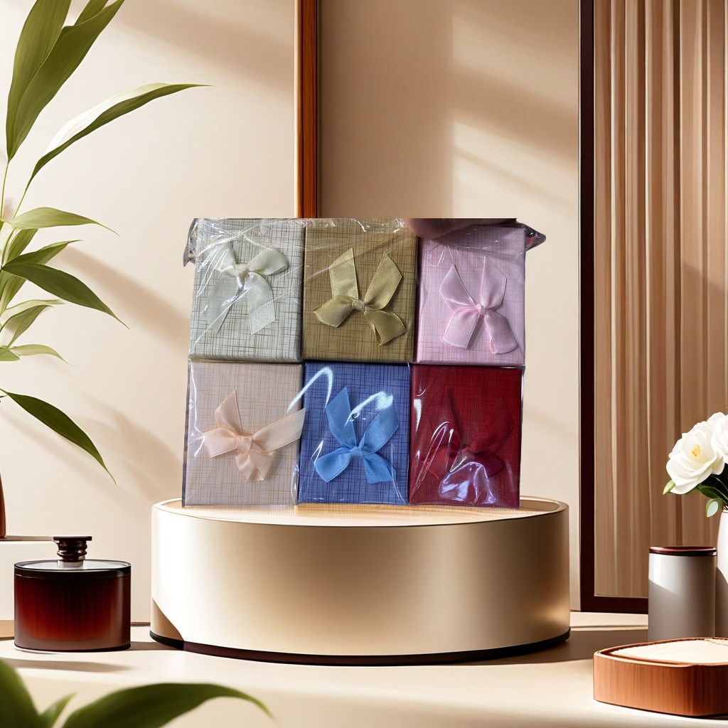 高档珠宝首饰收纳植绒盒 环保材质精致工艺礼品盒 简约大气设计珍藏盒细节图