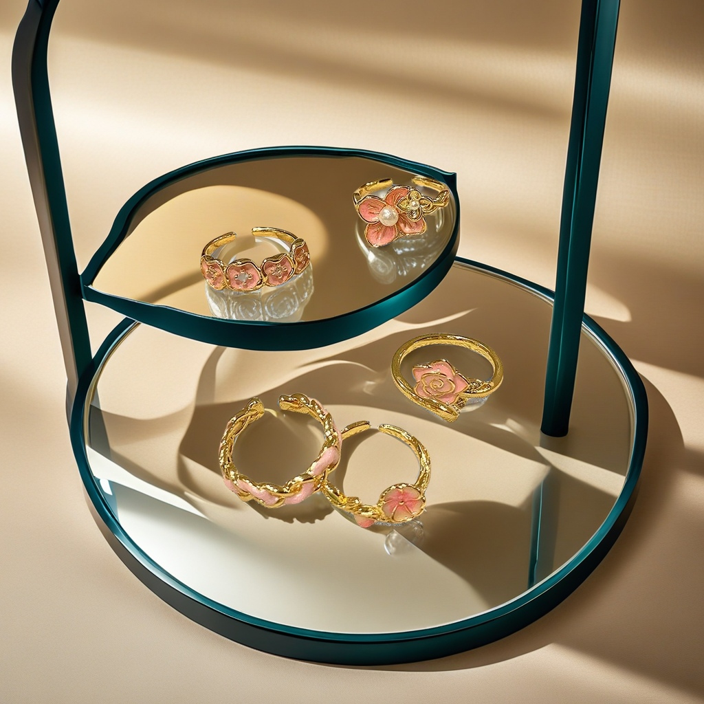 微镶锆石钛钢戒指 银色开口设计 简约时尚戒指 环保材质耐磨耐腐蚀 高端大气上档次