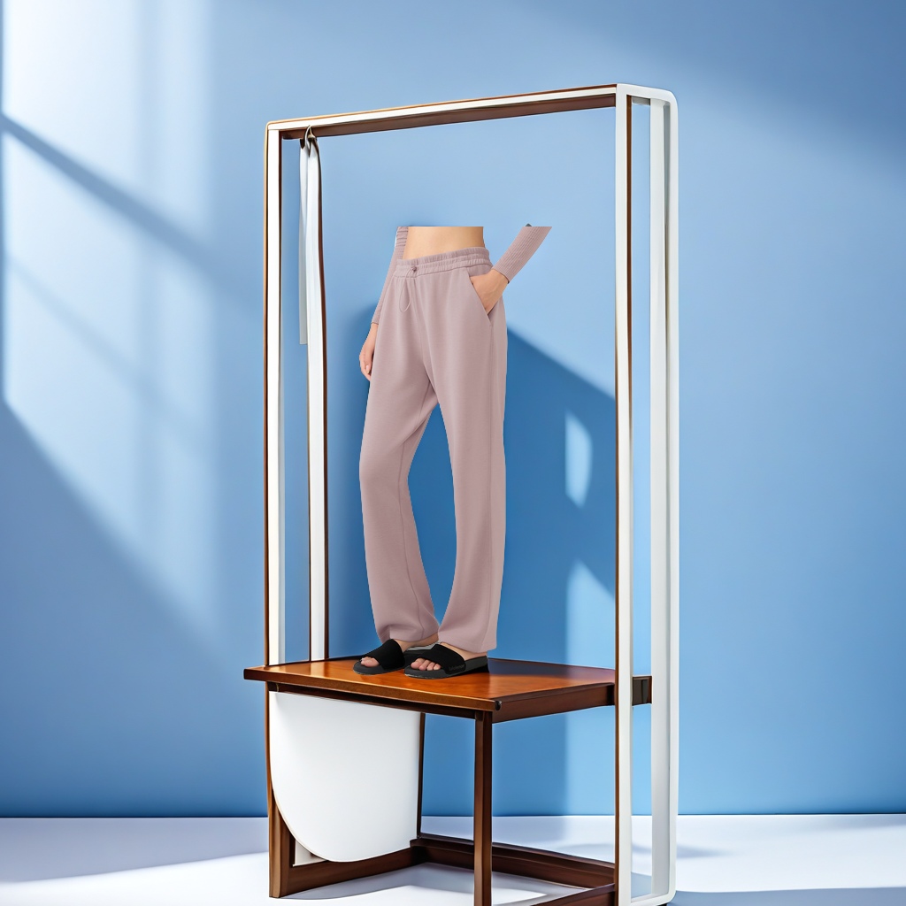 DAW167秋冬款瑜伽裤女 高腰垂感显瘦休闲直筒裤 宽松阔腿运动长裤 百搭运动裤保暖舒适