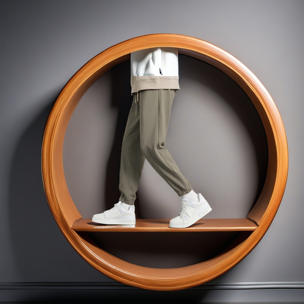 WOOG2005 Men's 2024 Autumn/Winter new anti-wrinkle tight-fitting casual pants, men's sweatpants, sport pants, fashionable, comfortable and durable men's pants details Picture