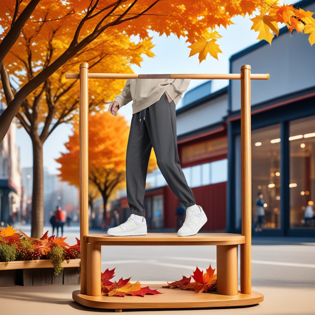 WOOG2005 Men's 2024 Autumn/Winter new anti-wrinkle tight-fitting casual pants, men's sweatpants, sport pants, fashionable, comfortable and durable men's pants Item Picture