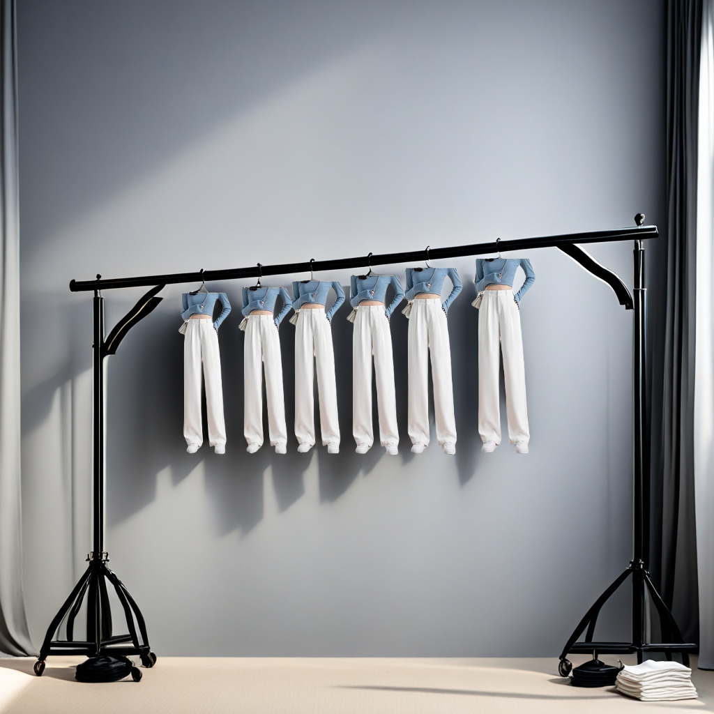 The new Spring/Summer 2025 women's high-end black straight-leg wide-leg pants, petite narrow drape suit pants and formal pants are fashionable and trendy Application Scenario