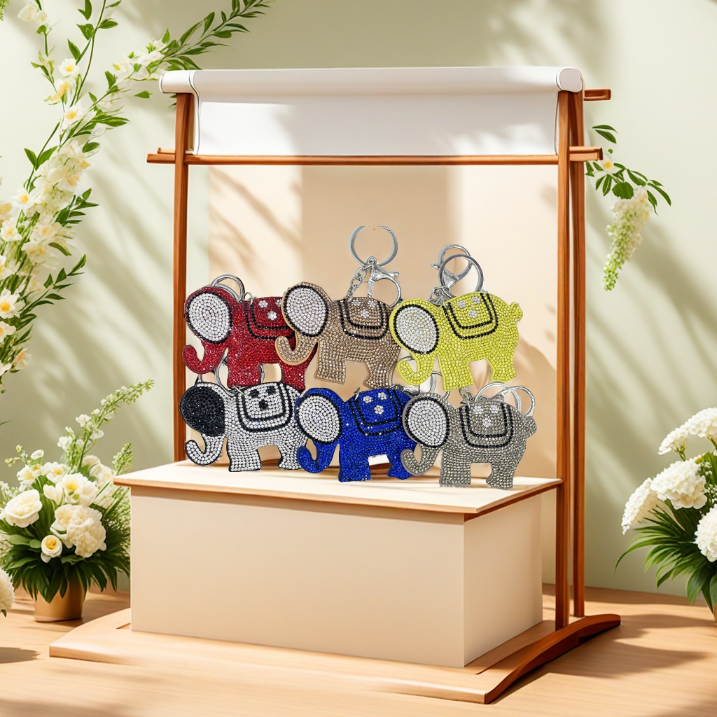 外贸新品热销 烫钻钥匙扣 精美挂件 爆款钥匙扣 时尚潮流装饰品