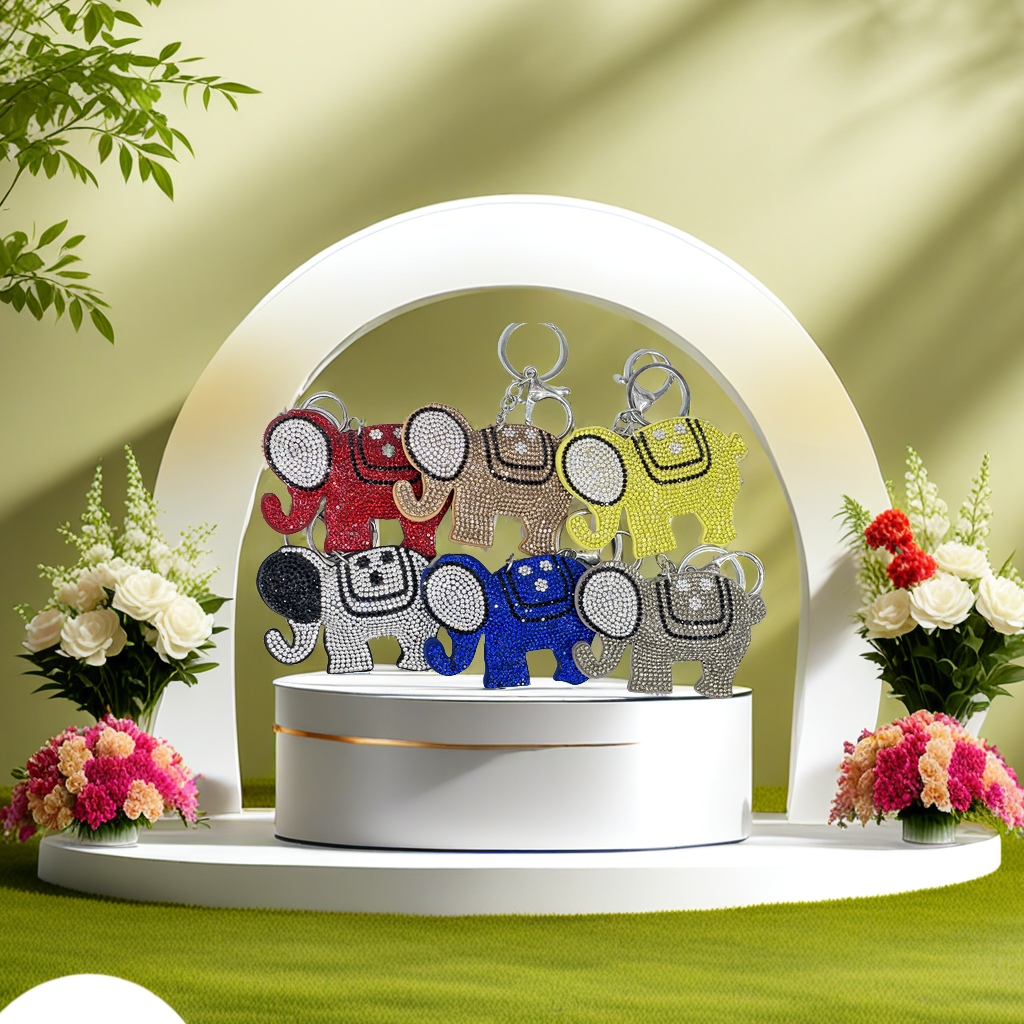 外贸新品热销 烫钻钥匙扣 精美挂件 爆款钥匙扣 时尚潮流装饰品详情图4