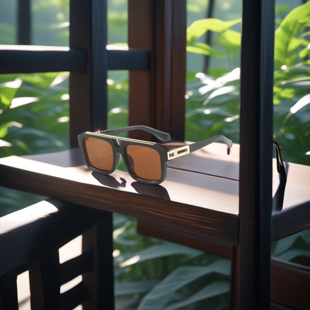 眼镜女2024时尚/眼睛开车女款/帝王墨绿水晶眼镜/开车眼镜/Sunglass白底实物图