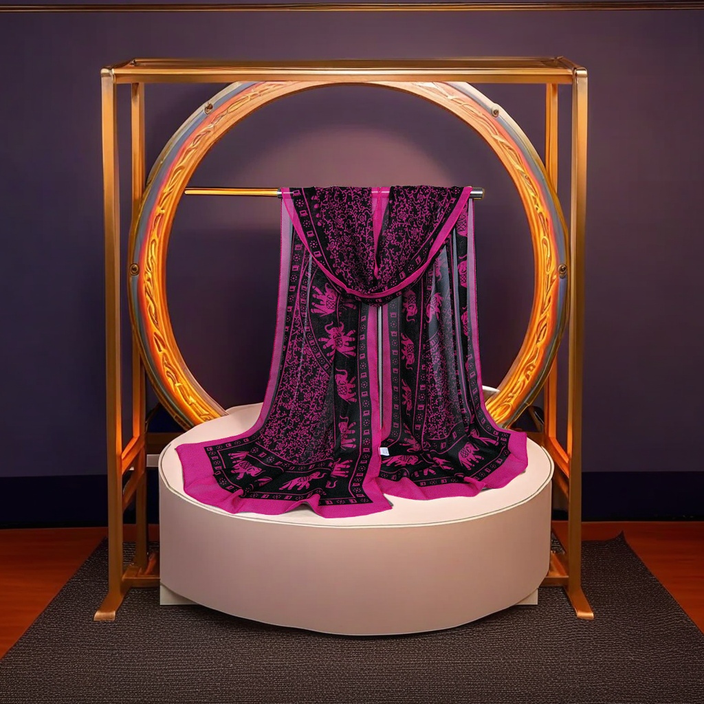 2022新款流行印花经典雪纺丝巾 欧美秋季款小长巾女 XQ143 高档丝质柔滑小方巾