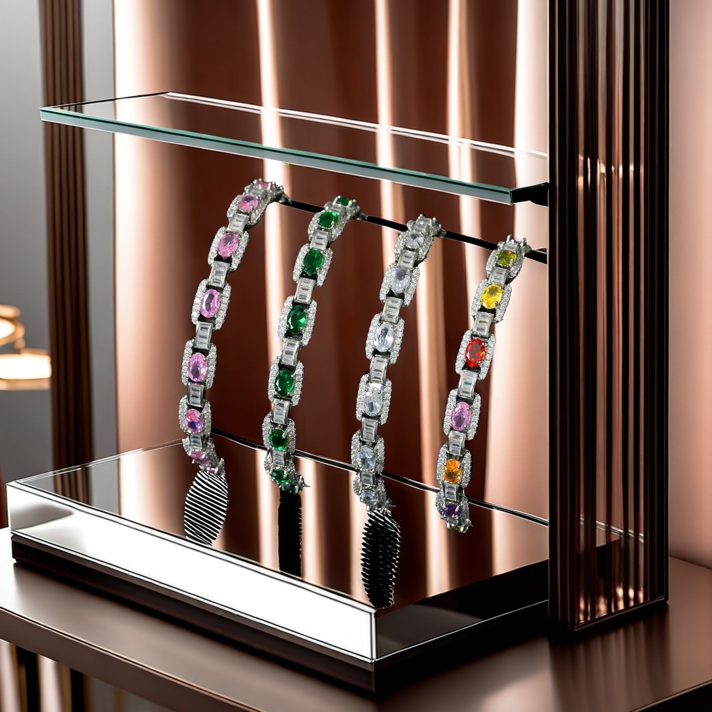 时尚百搭男女款不规则设计银色手链手串 简约个性银手镯情侣配饰