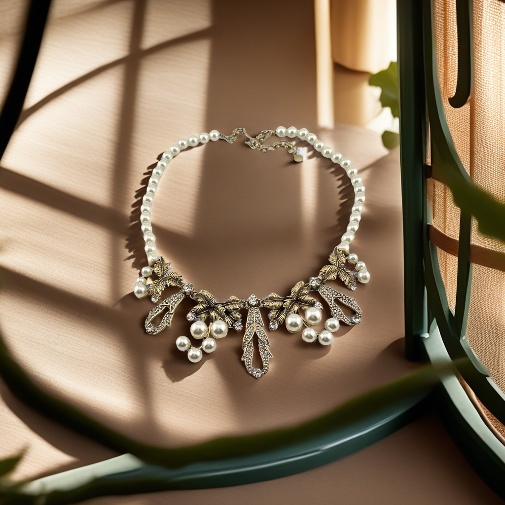 中古风格饰品套装 项链珍珠链 时尚潮流首饰精致女士礼物