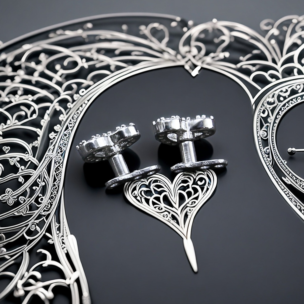 欧美风格316钛钢镶锆石心形埋骨钉 不锈钢人体穿刺饰品 厂家直批 其他款式埋钉饰品可选细节图